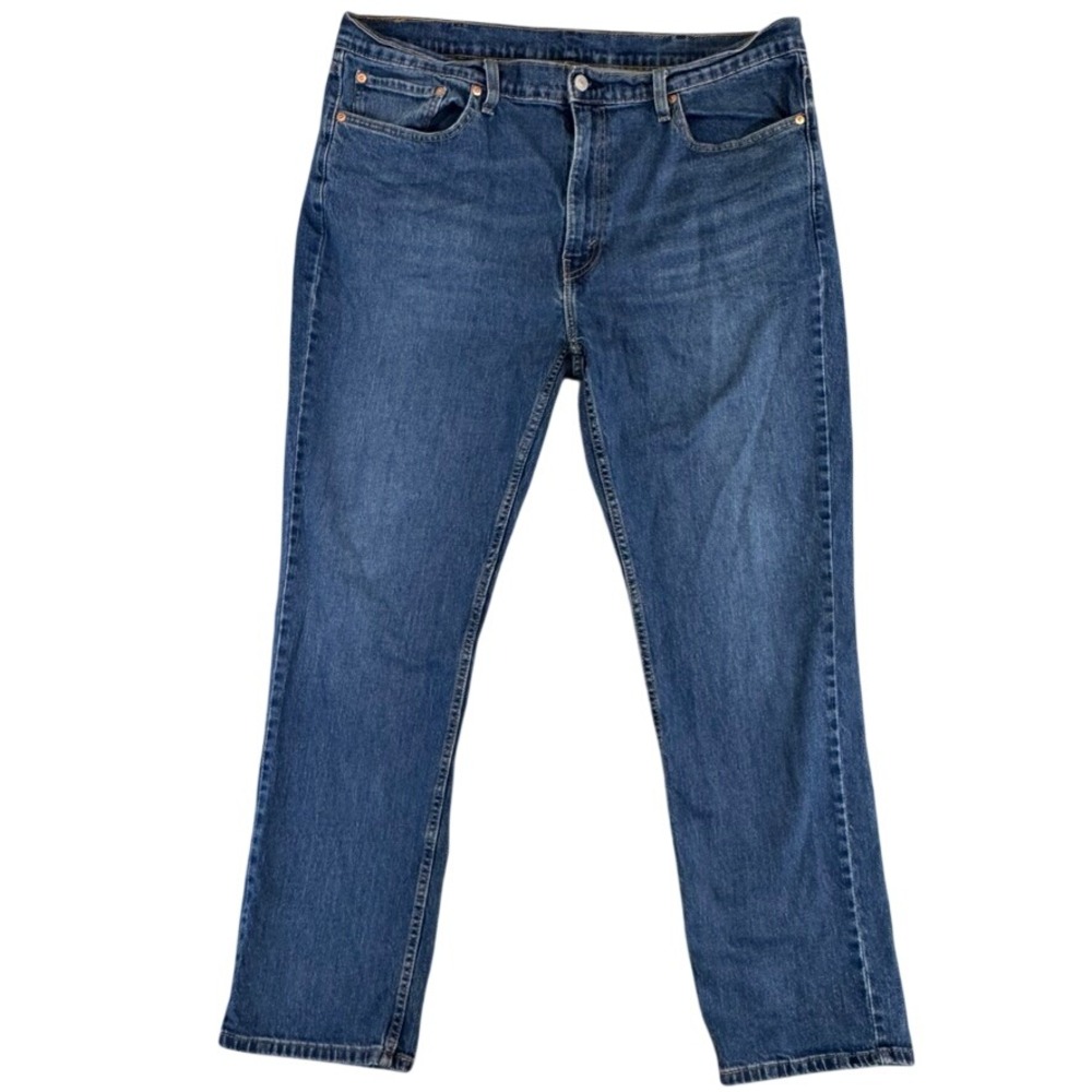 Levis 514 Straight Fit Jeans Mens 40x32 Medium Wash Blue Denim Pants